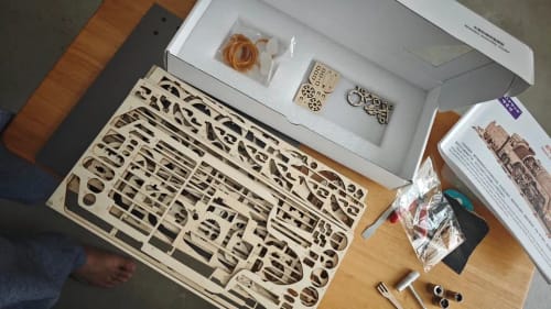 Customer photo review of Steam Train 3D Wooden Puzzle