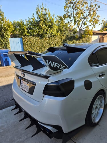 Customer photo review of 2015-21 Subaru WRX STI Carbon Fiber Roof Spoiler S2