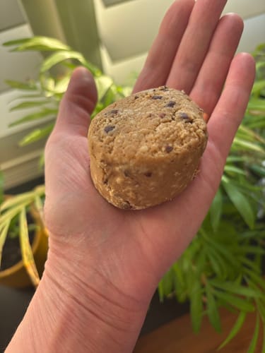 Customer photo review of Cookie Dough Chocolate Chip Truffle - 6 Truffles