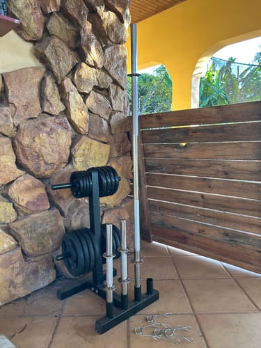 Customer photo review of Suporte Profissional P/ Barras E Anilhas 300kg