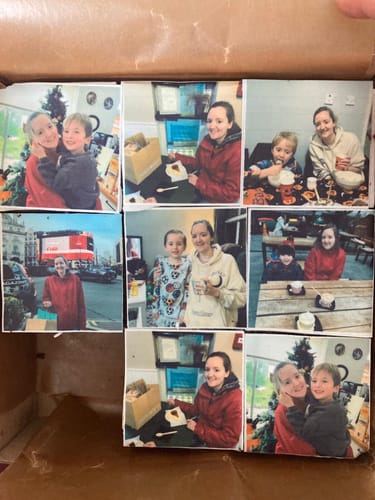 Customer photo review of Edible Image Brownies