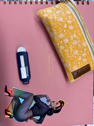 Customer photo review of 2024-2025 Teacher Planner, Lovebug