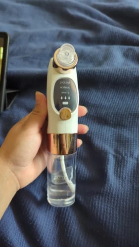 Customer photo review of CleanGlow: Electric Blackhead Remover & Pore Cleaner