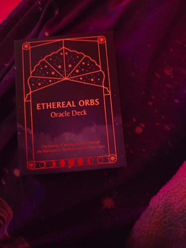 Customer photo review of LIMITED EDITION Ethereal Orbs Deck