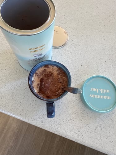 Customer photo review of Lactation Hot Chocolate - Coconut Chocolate