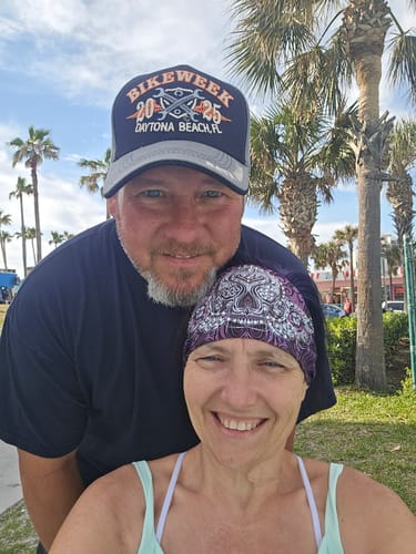 Customer photo review of HEAD BAND LYCRA JERSEY ANTIQUE SUGAR SUBLIMAT