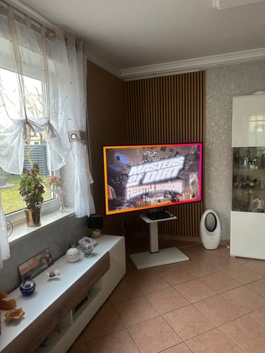 Customer photo review of Akustikpaneele Rustikale Eiche - 240 cm x 60 cm