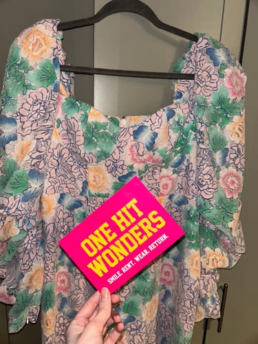 Customer photo review of RENT True Decadence Pastel Floral (RRP £165)