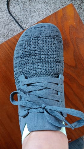 Customer photo review of Broom - Barefoot Shoes