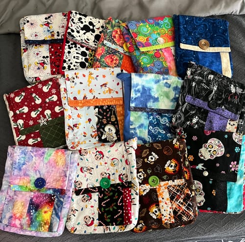 Customer photo review of June Bag Crossbody Bag Pattern | PRINTED PATTERN