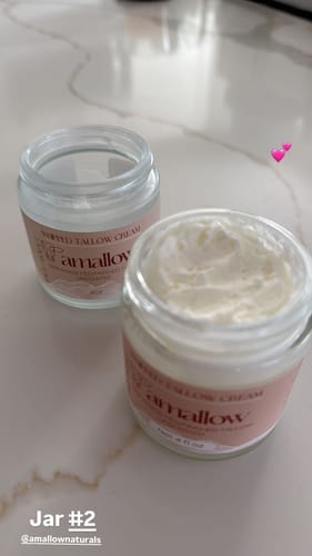 Customer photo review of Whipped Tallow Cream - Unscented