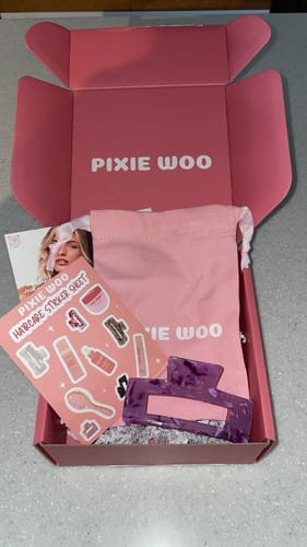 Customer photo review of Mystery Imperfect Claw Clip