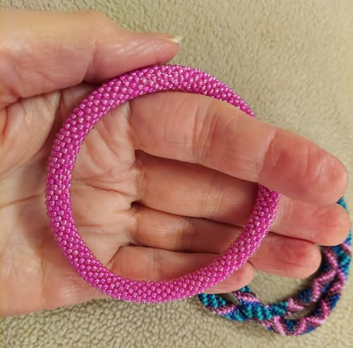 Customer photo review of Flamingo Pink Solid