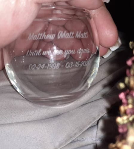 Customer photo review of Cloudray UV-5 5W UV Laser Marking Engraver with 4.3” X 4.3” Scan Area