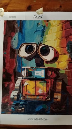 Customer photo review of WALL-E: Childrens Art Set