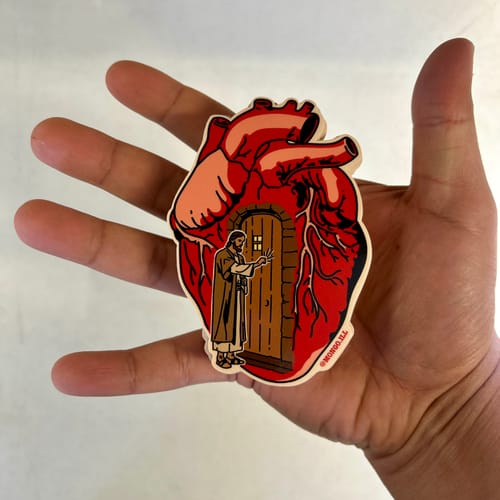 Customer photo review of 100 Custom 4" Laminated Vinyl Stickers