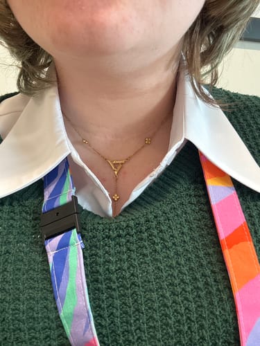 Customer photo review of SVT April Shower Necklace