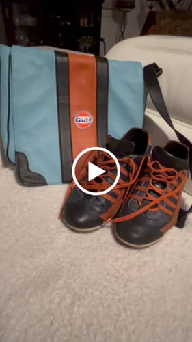 Customer video review of Men's GrandPrix Sneaker in Monza 2.0 (Navy and Orange)
