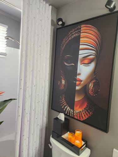 Customer photo review of Elegant Duality Portrait
