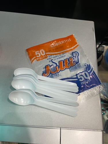 Customer photo review of Cuchara pastelera Blanca Reni