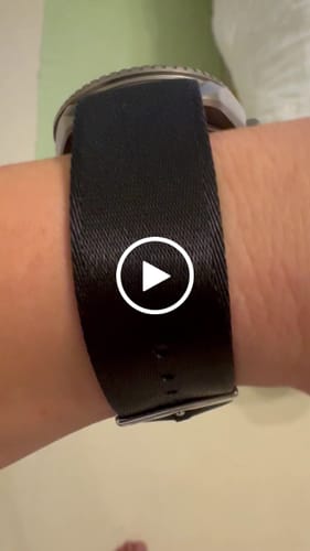 Customer video review of Black Nylon Watch Strap