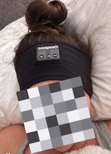 Customer photo review of CozyBand Wireless Headphones