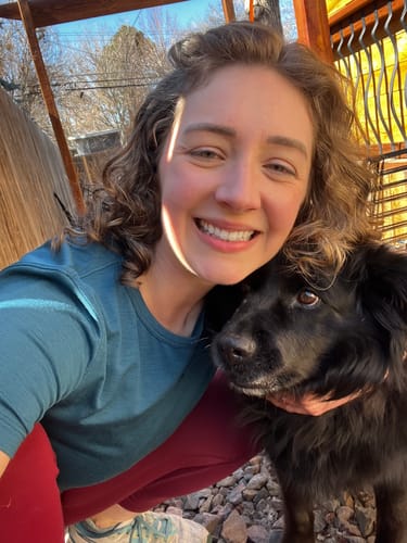 Customer photo review of Liza Crew Neck Tee - Real Teal