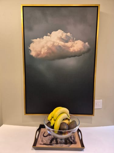 Customer photo review of Vintage Cloud Print