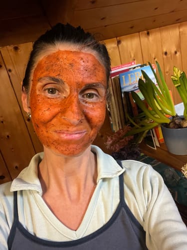 Customer photo review of Mask Duo - Tepezcohuite & Achiote