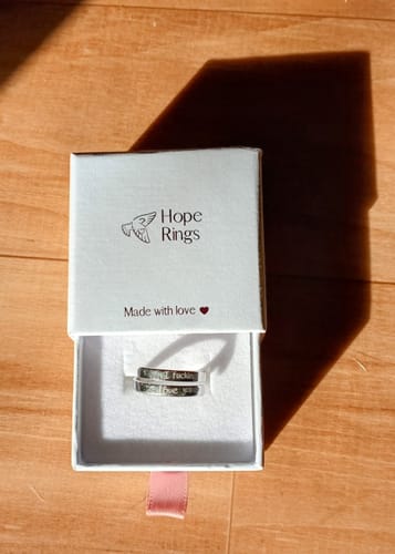 Customer photo review of I F♡cking Love You Ring