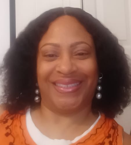 Customer photo review of Mayde Beauty Human Hair Wet & Wavy Invisible Lace Part Wig - DEEP CURL