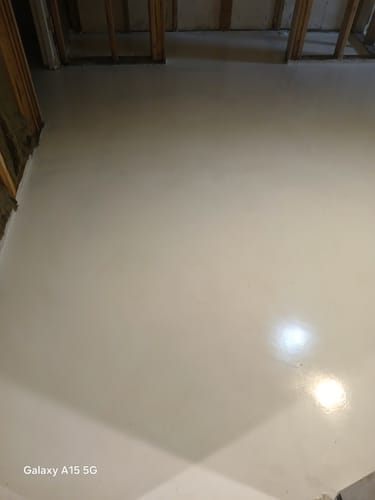 Customer photo review of Rockhard Color Epoxy - White 3 Gal. Kit
