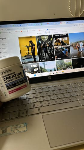 Customer photo review of Wellcore - Pure Micronised Creatine Monohydrate (122g, 33 Servings) Fruit Fusion