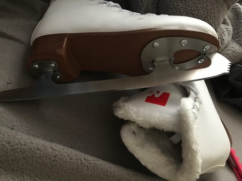 Customer photo review of Ice Skate Sharpening