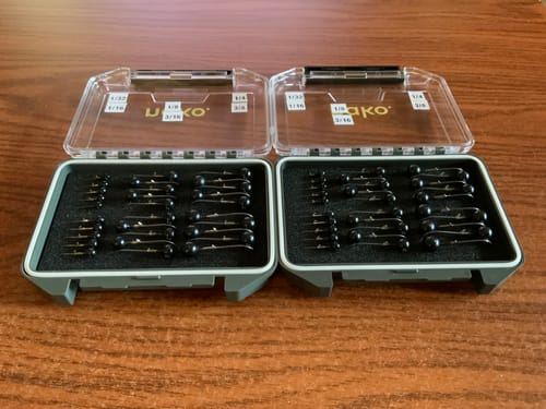 Customer photo review of 30 Piece Tungsten Jig Head Kit | Jig Head Combo