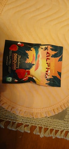 Customer photo review of Strawberry Daiquiri 3000mg THC Blend Vegan Gummies 30 Pack