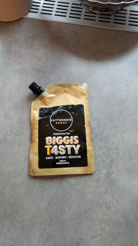 Customer photo review of BIGGIS T4STY Sauce 250ml