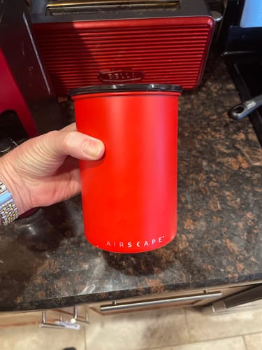 Customer photo review of Airscape Coffee Canister