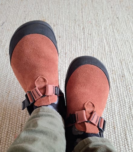 Customer photo review of Mountain Clog Suede Clay UNISEX