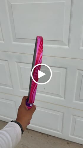 Customer video review of Groovy Pink Edge Tape (3 pack) - Pickleball Paddle Edge Tape