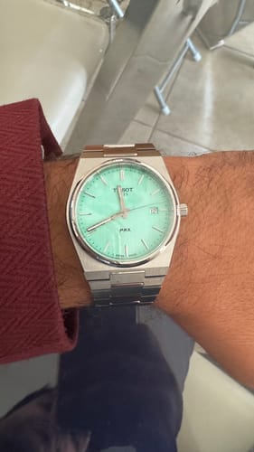 Customer photo review of Reloj Tissot PRX T137.410.11.091.01 Quartz 40mm "Tiffany"