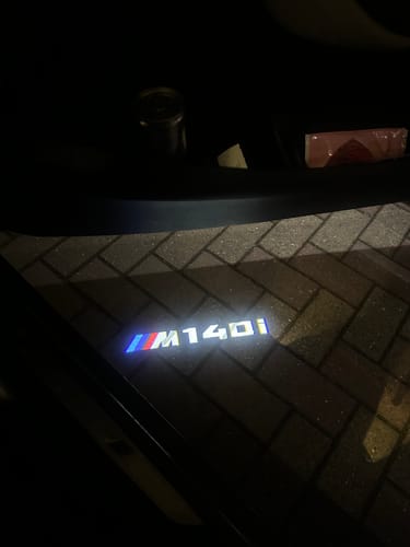 Customer photo review of BMW F SERIES DOOR LIGHTS
