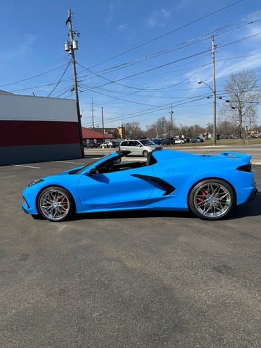 Customer photo review of CUSTOM 2-PIECE FORGED CORVETTE WHEELS: RV-T081