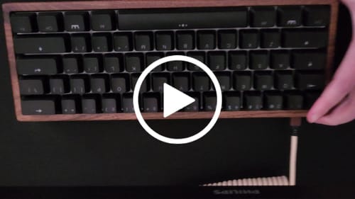 Customer video review of American Black Walnut 60% Keyboard Case