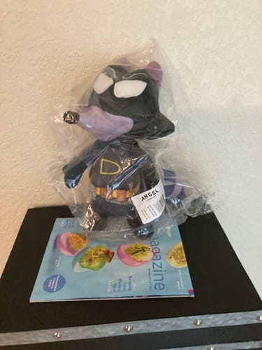 Customer photo review of Dark Dumpster Derek Plushie