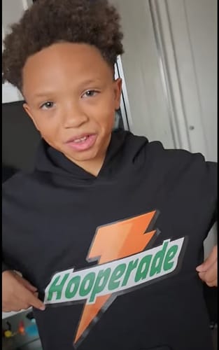 Customer photo review of Youth Hooperade Hoodie