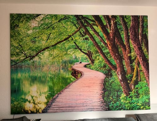 Customer photo review of Foto-Leinwand ohne Rahmen