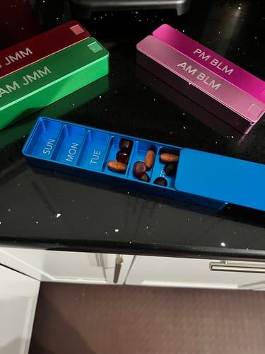 Customer photo review of Weekly Vitamin Case