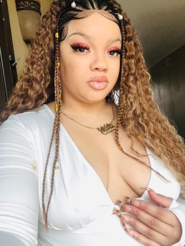 Customer photo review of Outre Pre-Braided 13x4 HD Lace Frontal Wig - STITCH BRAID RIPPLE WAVE 30"