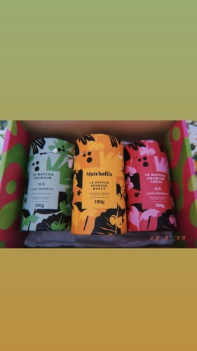 Customer photo review of Té Matcha Premium Mango